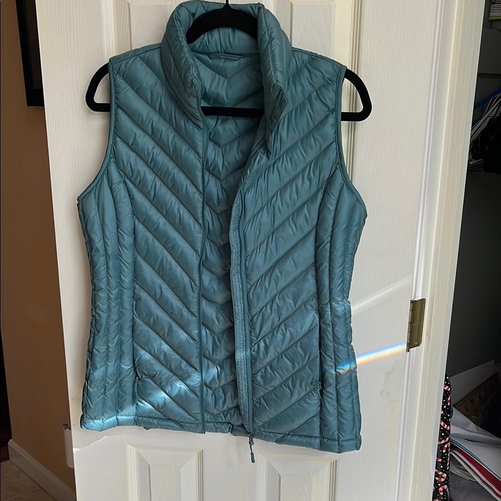 Teal Quilted Puffer Vest